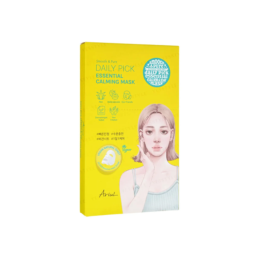 Ariul Smooth & Pure Daily Pick Calming Mask Set (5Pcs)