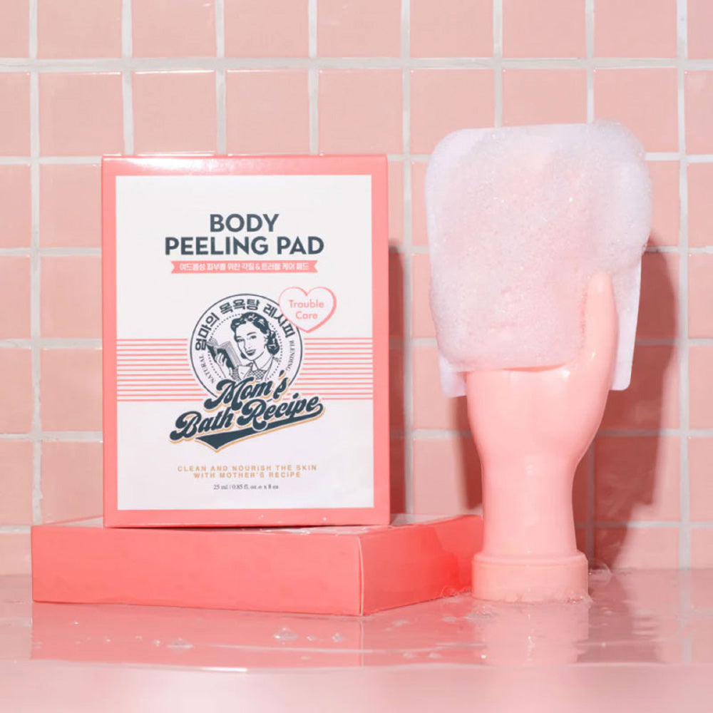 Mom's Bath Recipe, Body Peeling Pad Trouble Care 200 ml