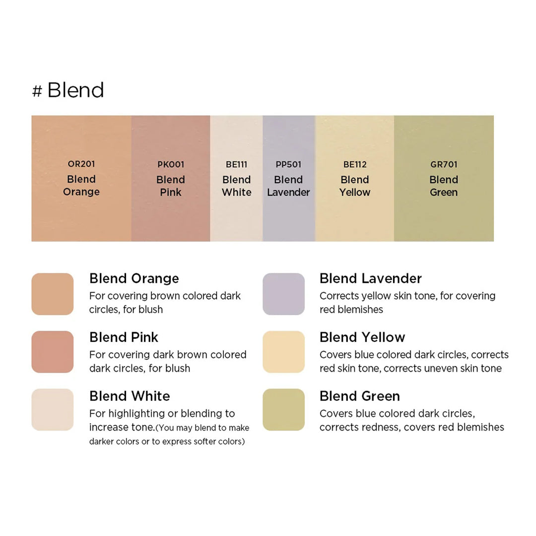 Jung Saem Mool Artist Concealer Palette #Blend N 6.6g