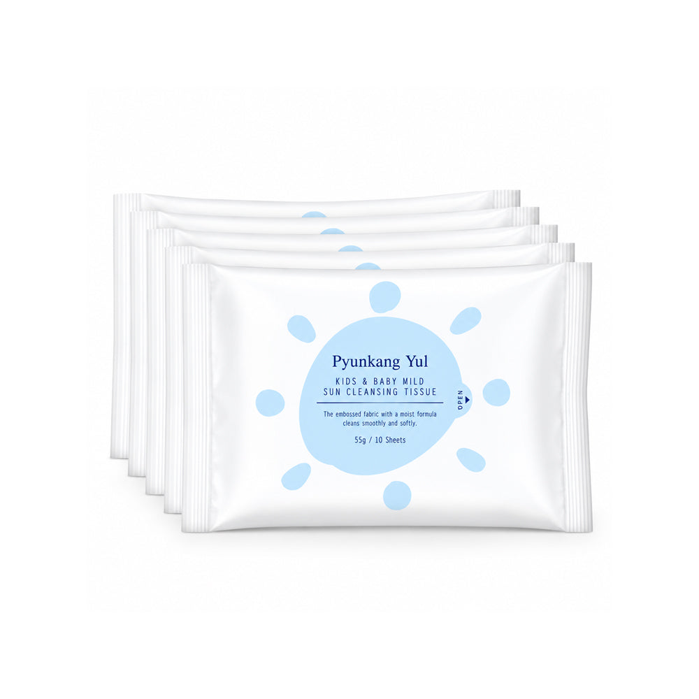 Pyunkang Yul Kids & Baby Mild Sun Cleansing Tissue 10 Sheets*5 Packs