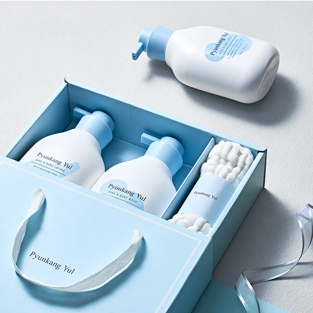 Pyunkang Yul Kids & Baby Line Gift Set 590ml*2+Gauze