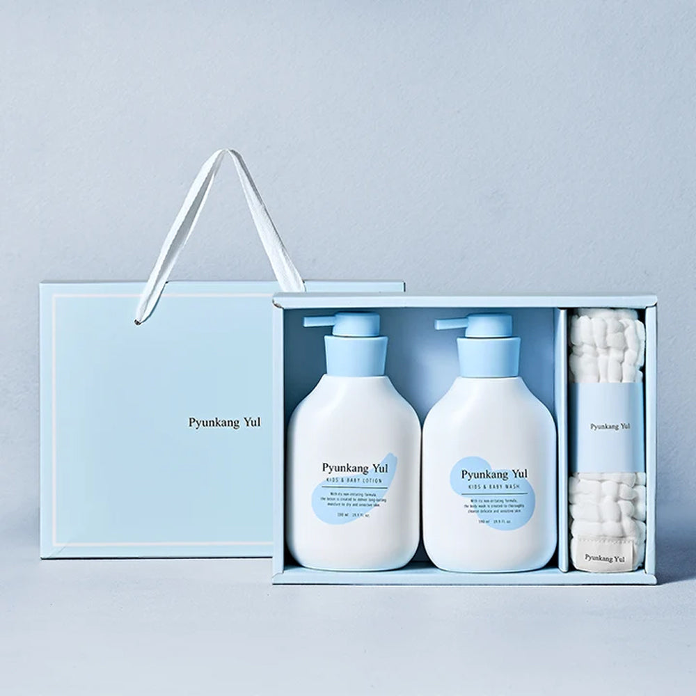 Pyunkang Yul Kids & Baby Line Gift Set 590ml*2+Gauze