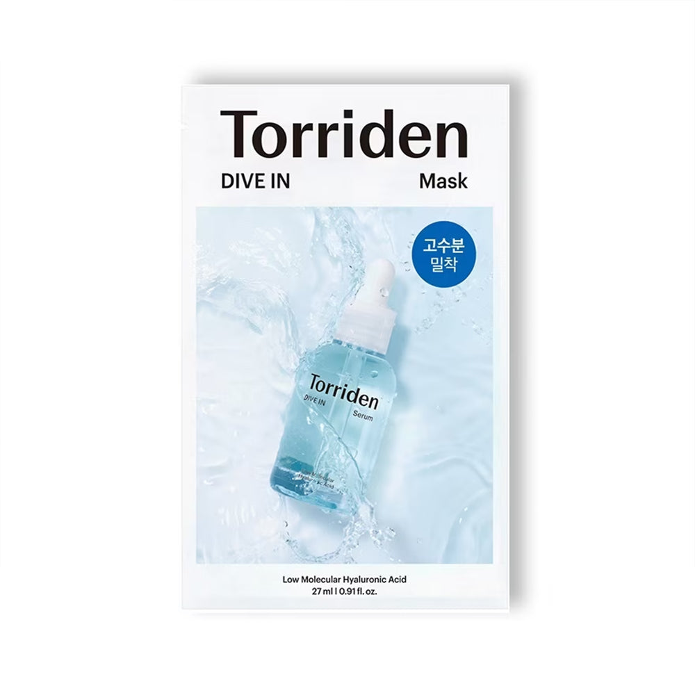 Torriden DIVE-IN Low Molecular Hyaluronic acid Mask pack of 1