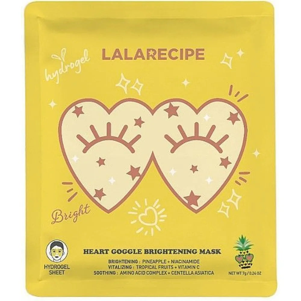 Lalarecipte Heart Goggle Brightening Mask 1 ea