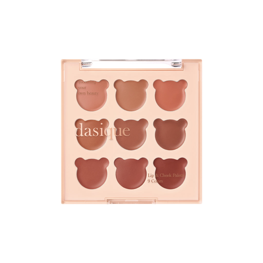 Dasique Mood Painting Lip & Cheek Palette  05 Cozy Bear