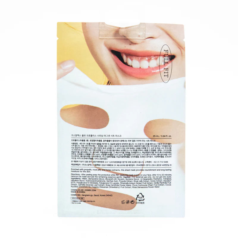 Cosrx Full Fit Propolis Nourishing Magnet Sheet Mask