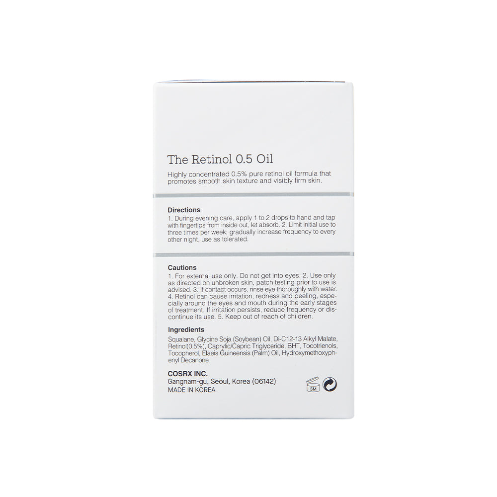 Cosrx The Retinol 0.5 Oil