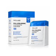 Wellage Real Hyaluronic Glow Booster Pdrn Mask 38G*5Ea