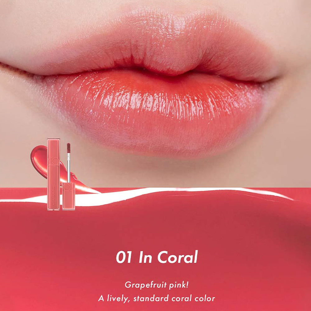 Rom&nd Dewy·Ful Water Tint 01 In Coral