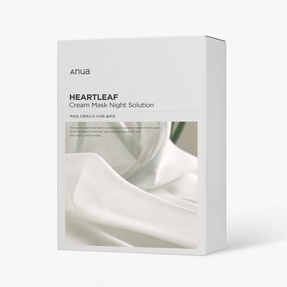 Anua Heartleaf Cream Mask Night Solution (10Pcs)