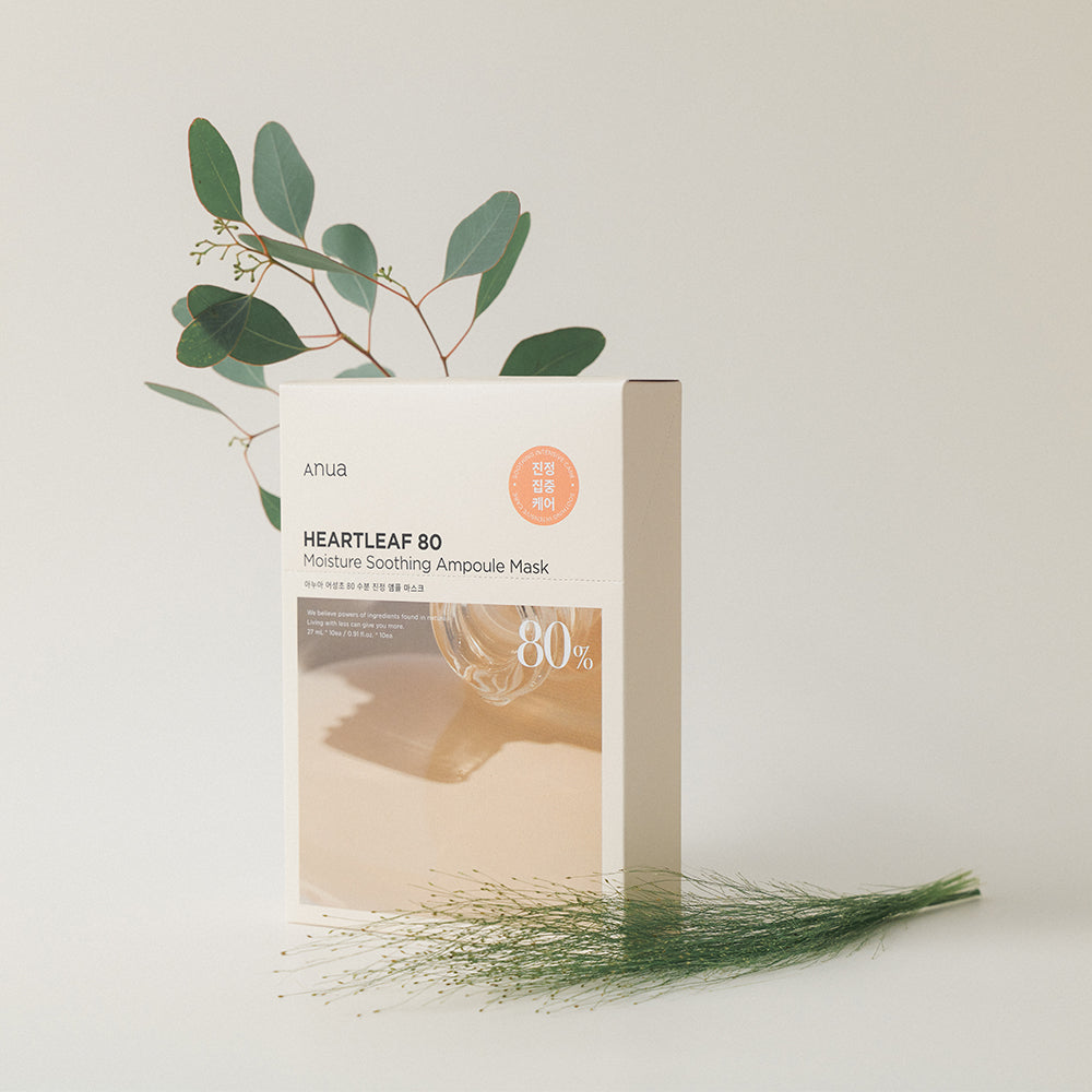 Anua Heartleaf 80% Ampoule Mask 27ml (10Pcs)