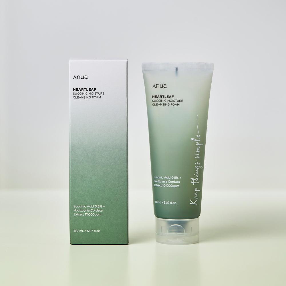 Anua Heartleaf Succinic Moisture Cleansing Foam 150ml