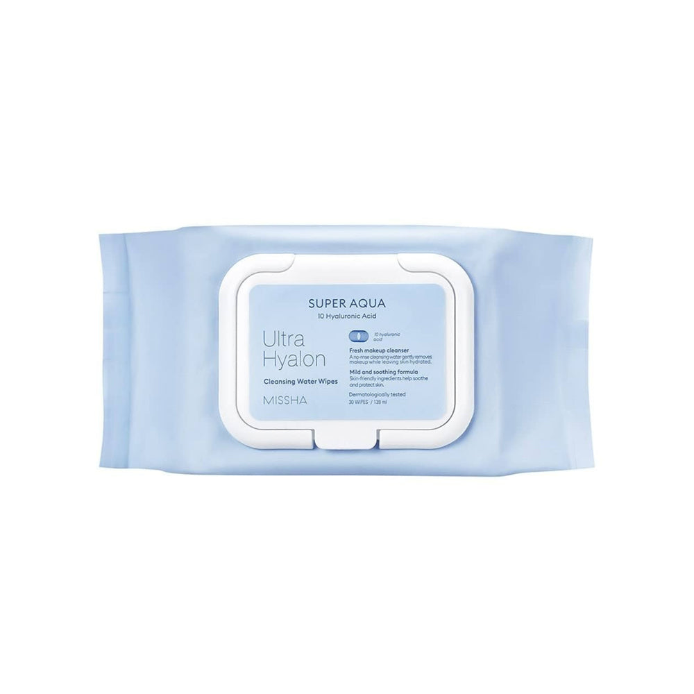 Missha Super Aqua Ultra Hyalron Water In Tissue 30 wipes /139 gm