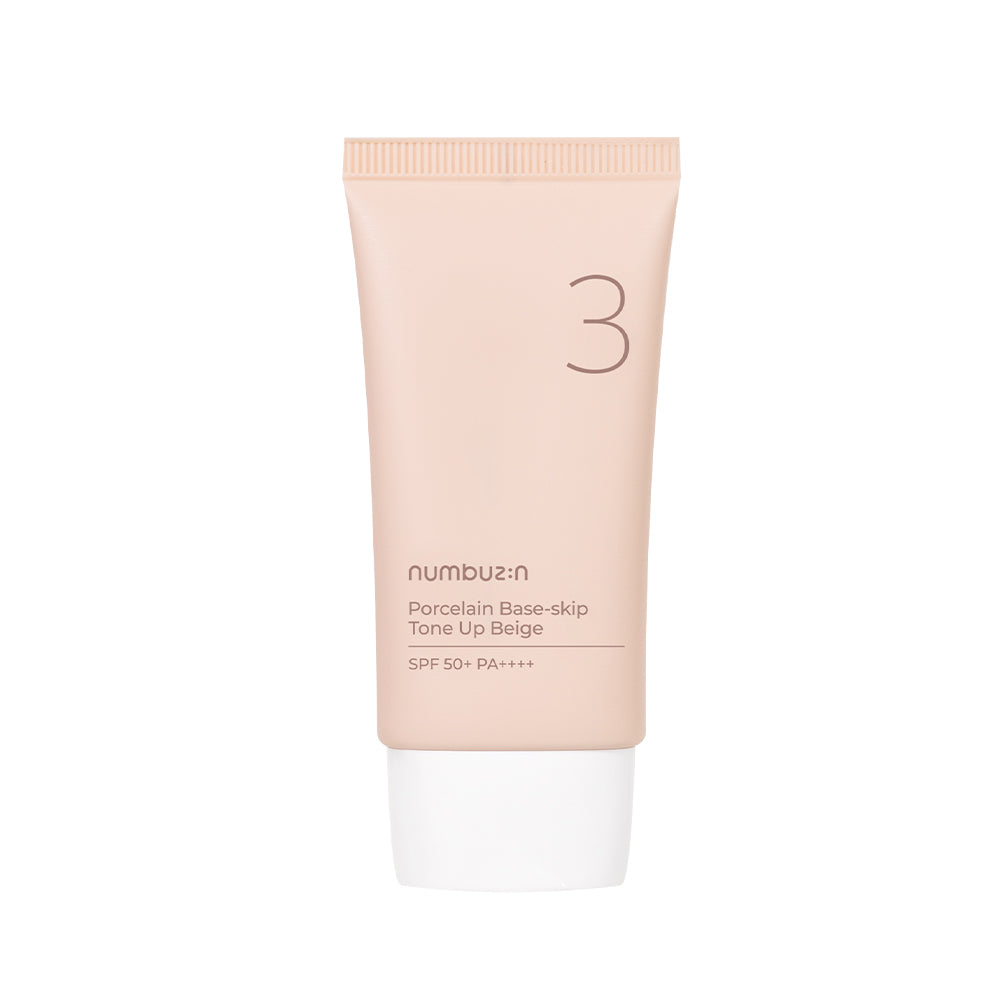 numbuzin No.3 Porcelain Base-Skip Tone Up Beige