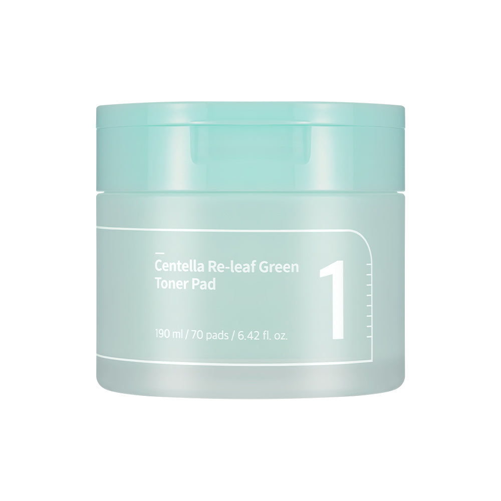 numbuzin No.1 Centella Re-Leaf Green Toner Pad