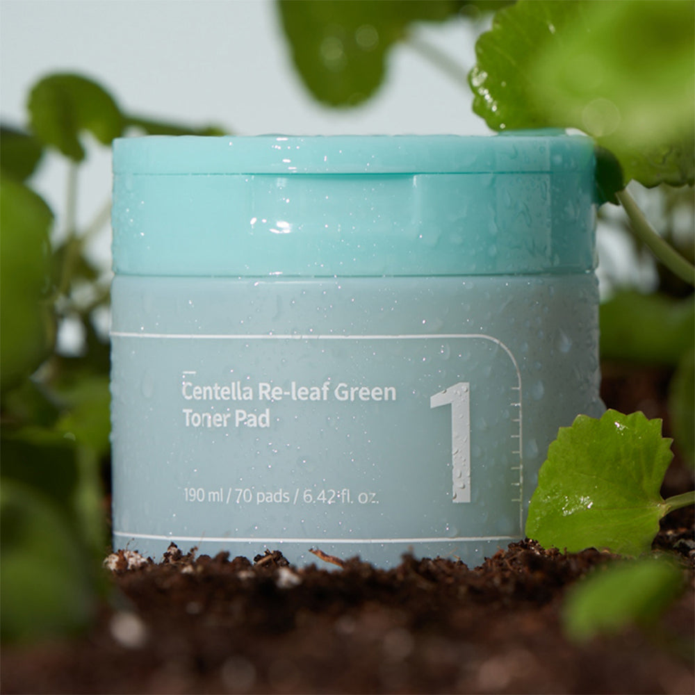 numbuzin No.1 Centella Re-Leaf Green Toner Pad