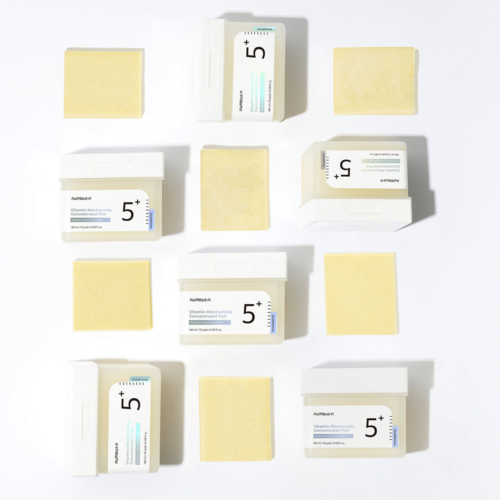numbuzin No.5+ Glutathione Vitamin Concentrated Toner Pads