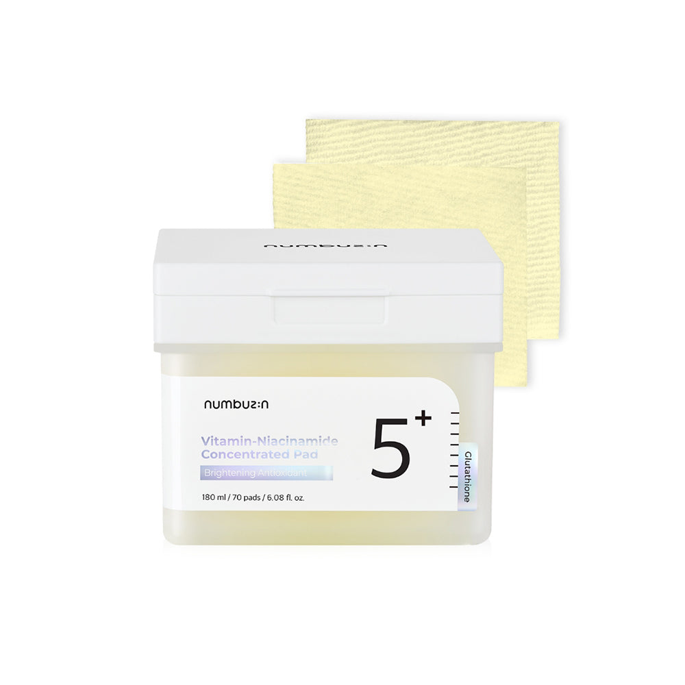 numbuzin No.5+ Glutathione Vitamin Concentrated Toner Pads