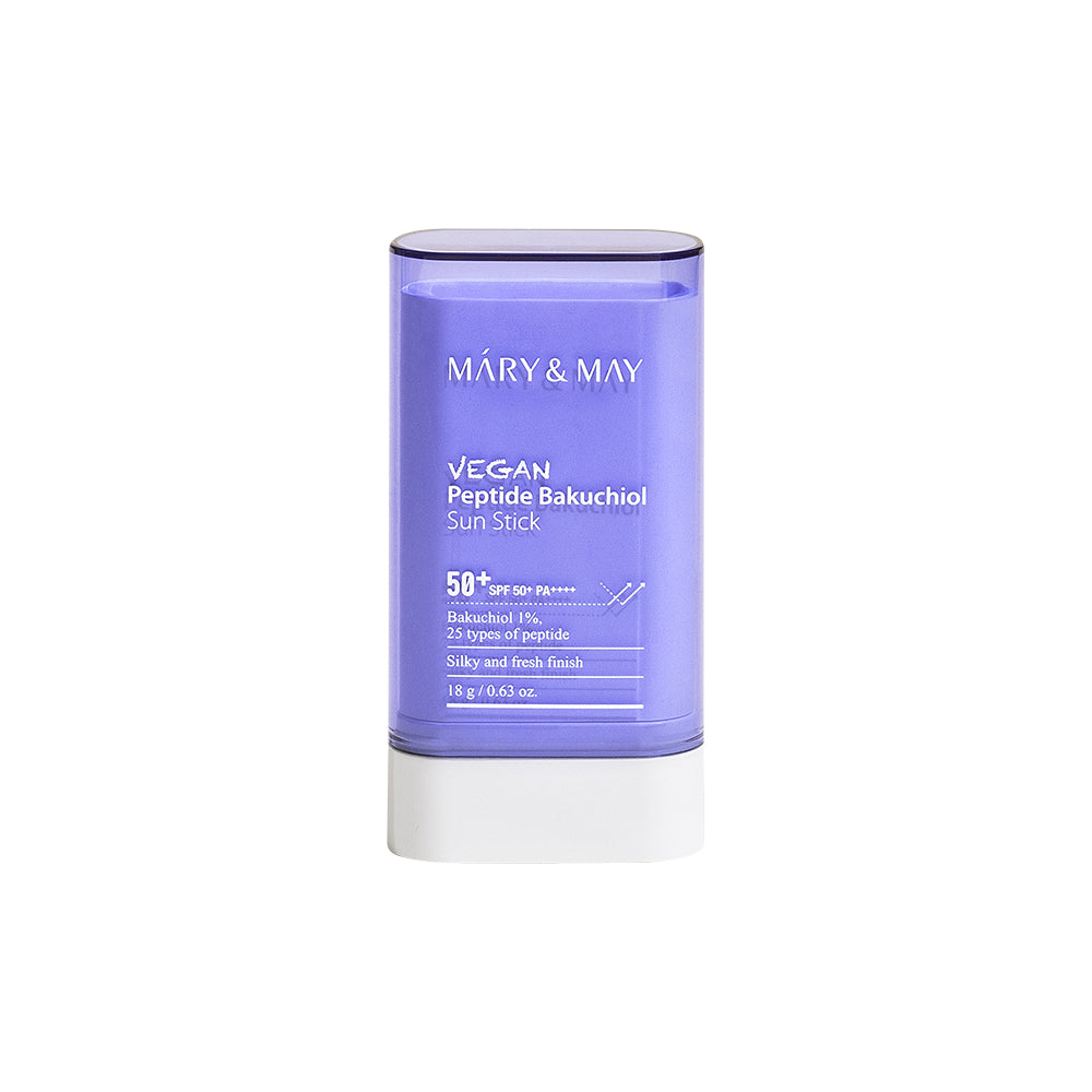 Mary&May Vegan Peptide Bakuchiol Sun Stick Spf50+ Pa++++ 18g