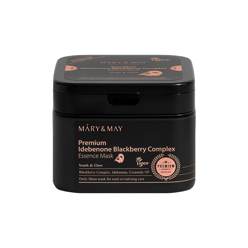 Mary&May Premium Idebenone Blackberry Complex Essence Mask 20Ea/250g
