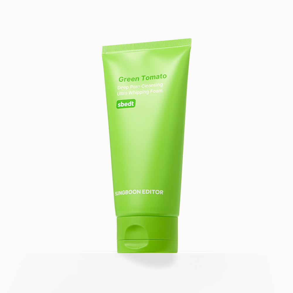 Sungboon Editor Green Tomato Deep Pore Cleansing Ultra Whipping Foam
