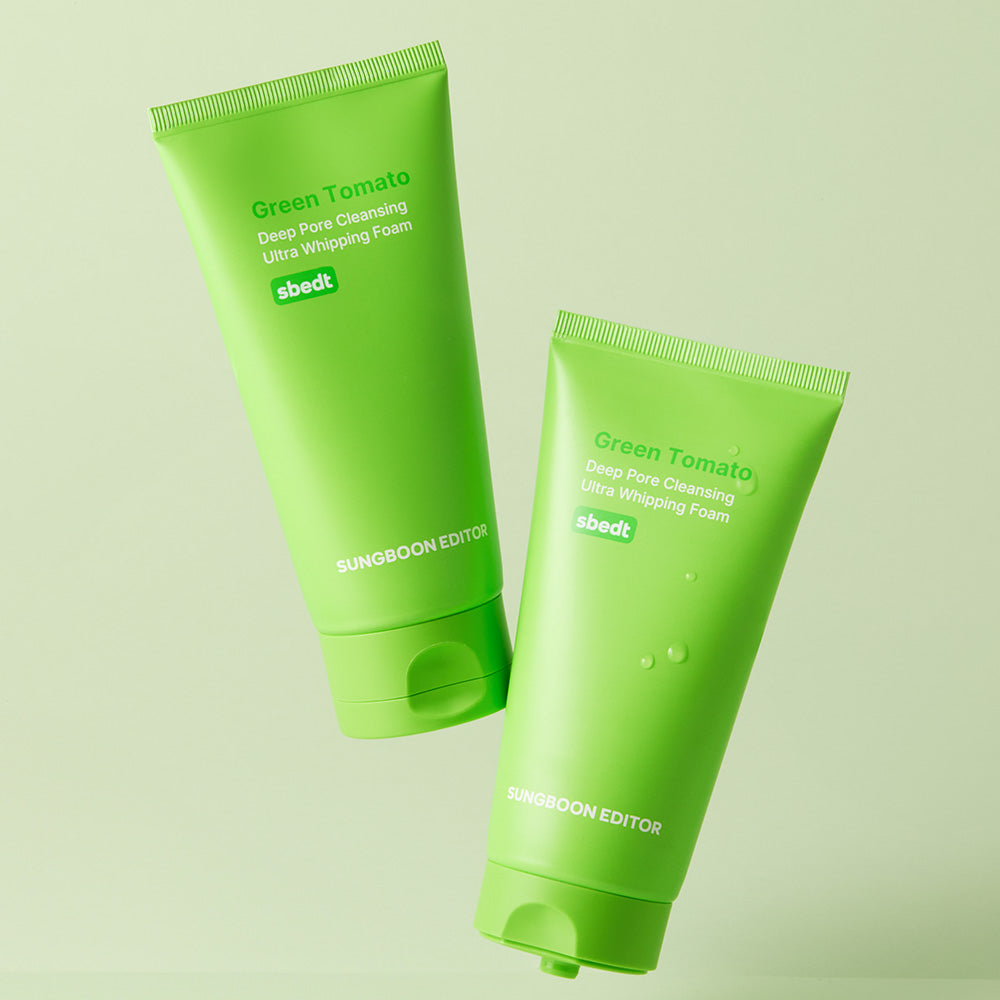 Sungboon Editor Green Tomato Deep Pore Cleansing Ultra Whipping Foam