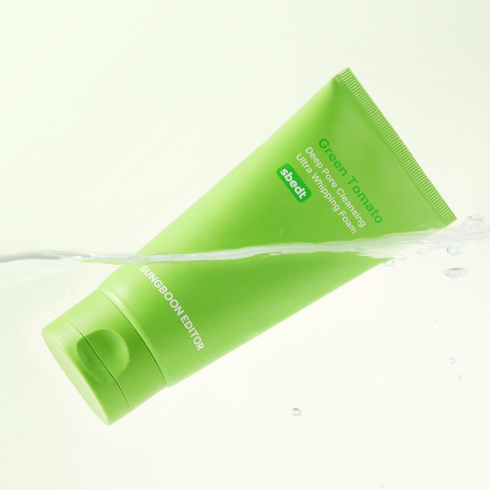 Sungboon Editor Green Tomato Deep Pore Cleansing Ultra Whipping Foam