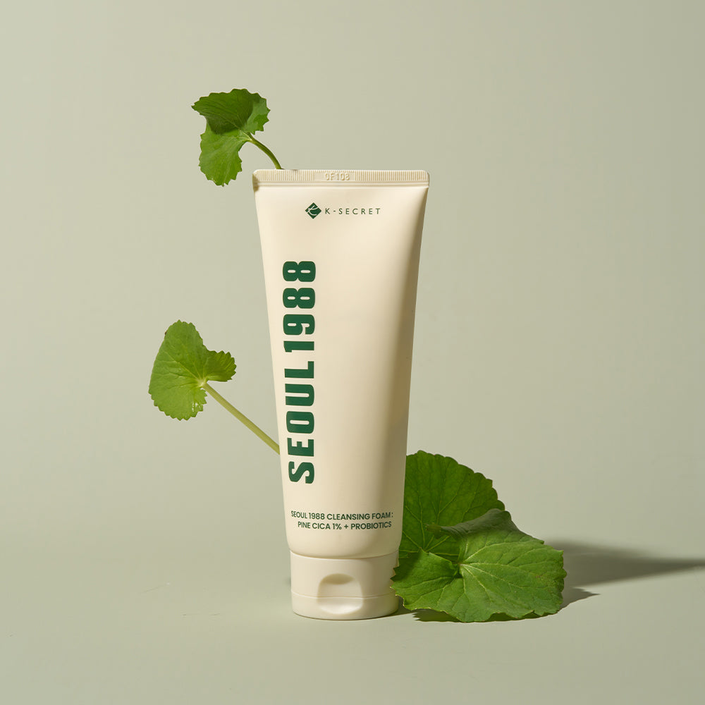 K-SECRET Seoul 1988 Cleansing Foam : Pine Cica 1% + Probiotics