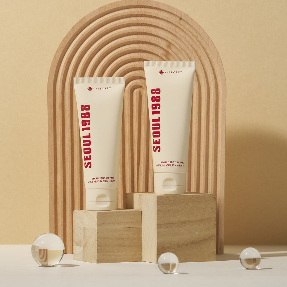 K-SECRET Seoul 1988 Cream : Snail Mucin 93% + Rice