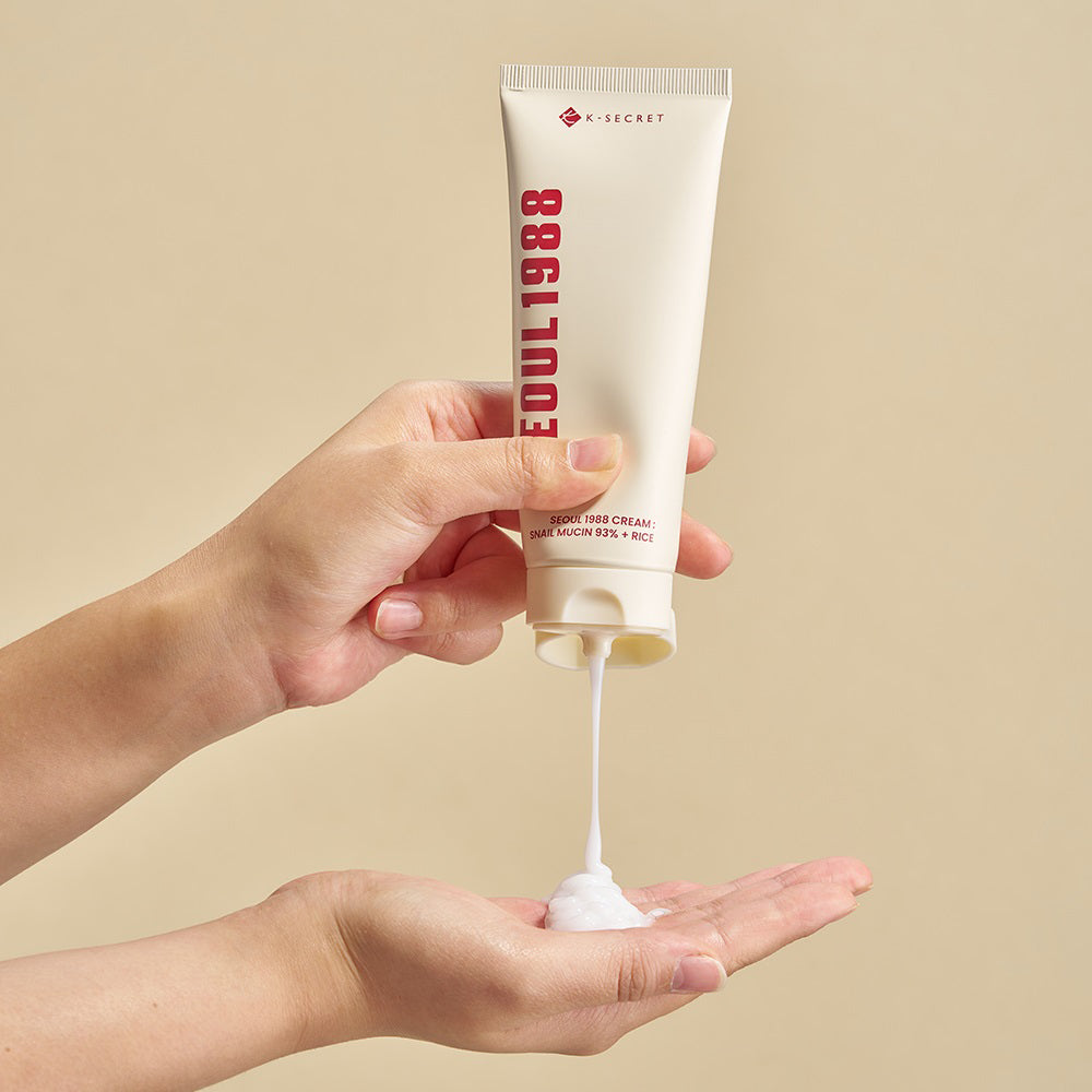 K-SECRET Seoul 1988 Cream : Snail Mucin 93% + Rice