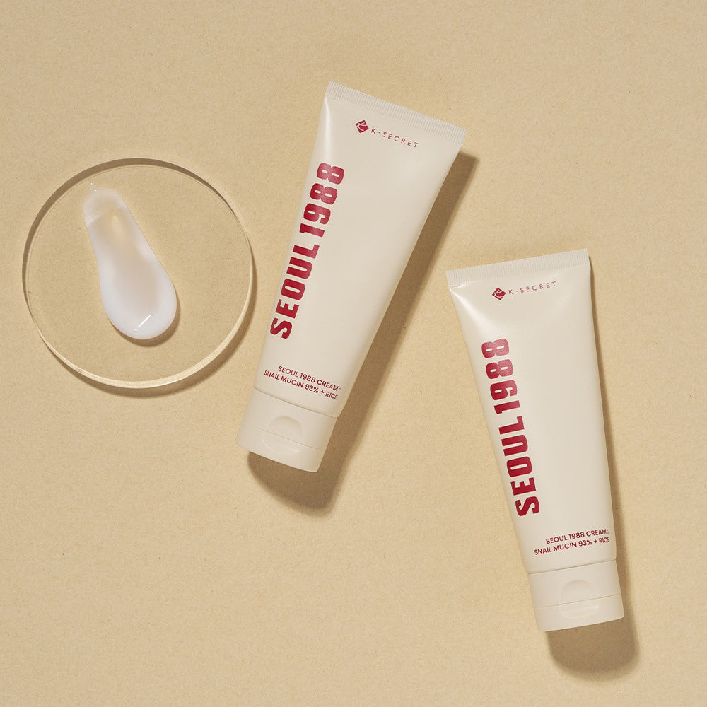 K-SECRET Seoul 1988 Cream : Snail Mucin 93% + Rice