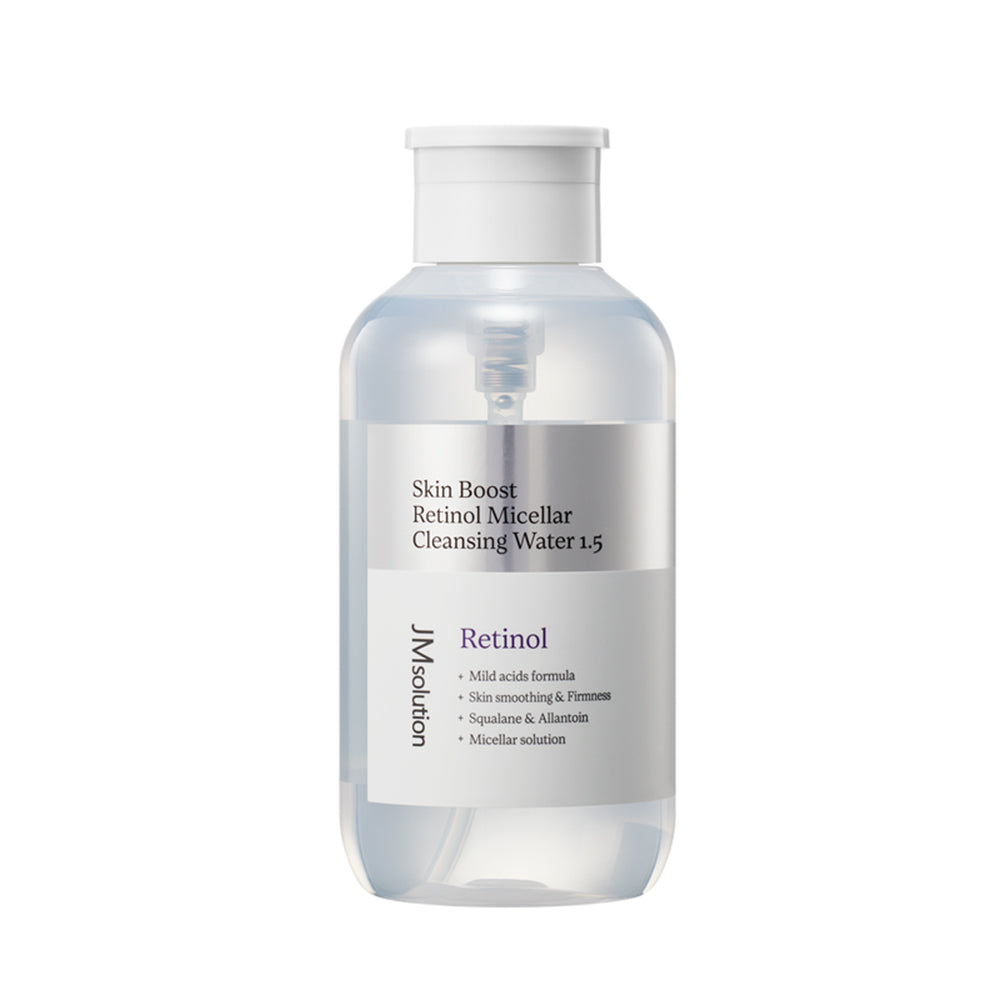 JMsolution Skin Boost Retinol Micellar Cleansing Water 1.5 - 500ml
