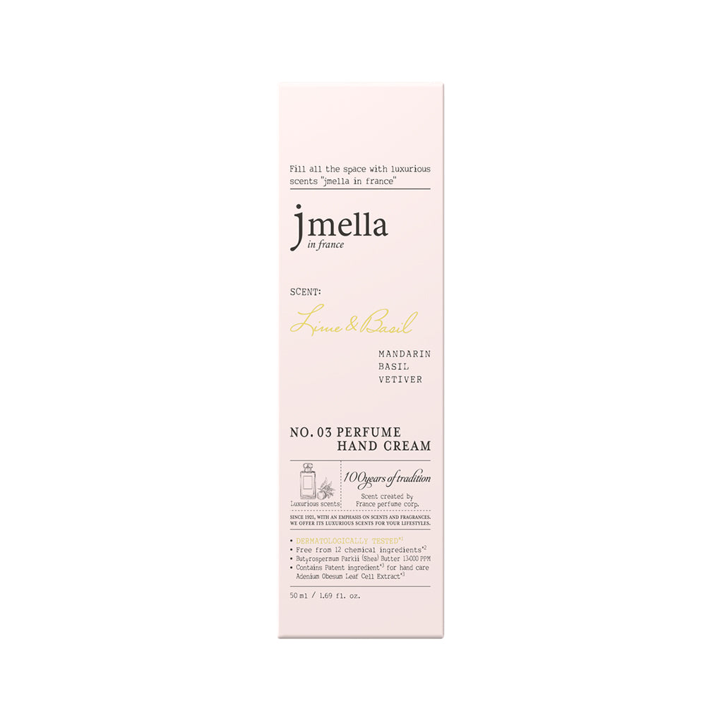 Jmella In France Lime & Basil Perfume Hand Cream - 50ml