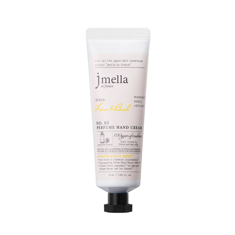 Jmella In France Lime & Basil Perfume Hand Cream - 50ml