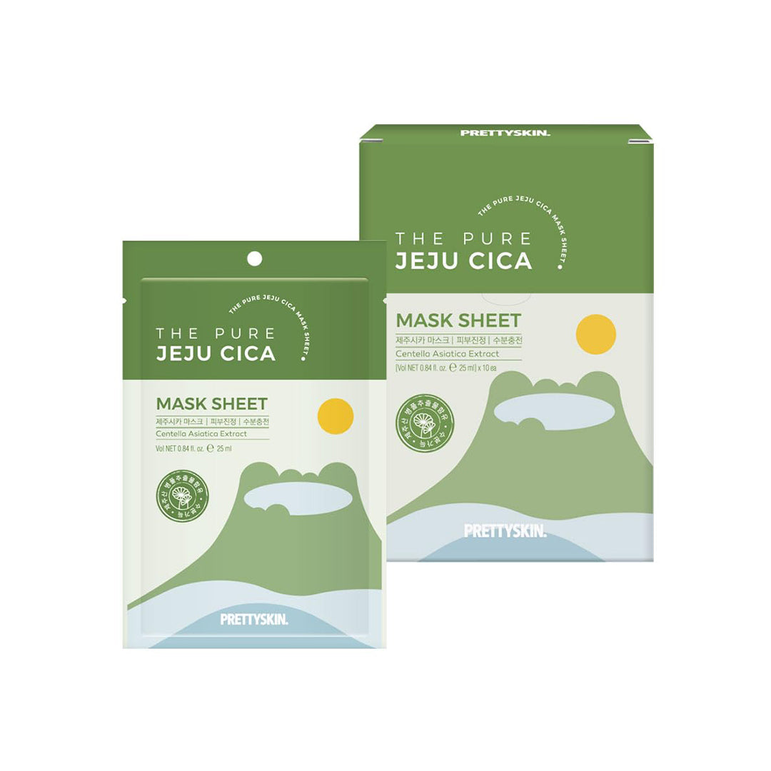 Prettyskin Prettyskin The Pure Jeju Cica Mask Sheet (10Pcs)