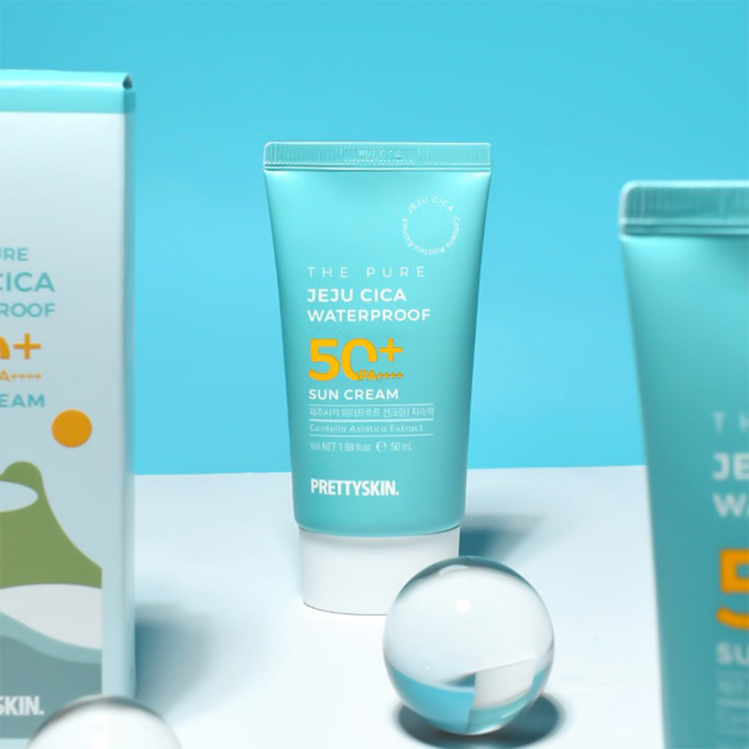 Prettyskin The Pure Jeju Cica Waterproof Sun Cream 50ml