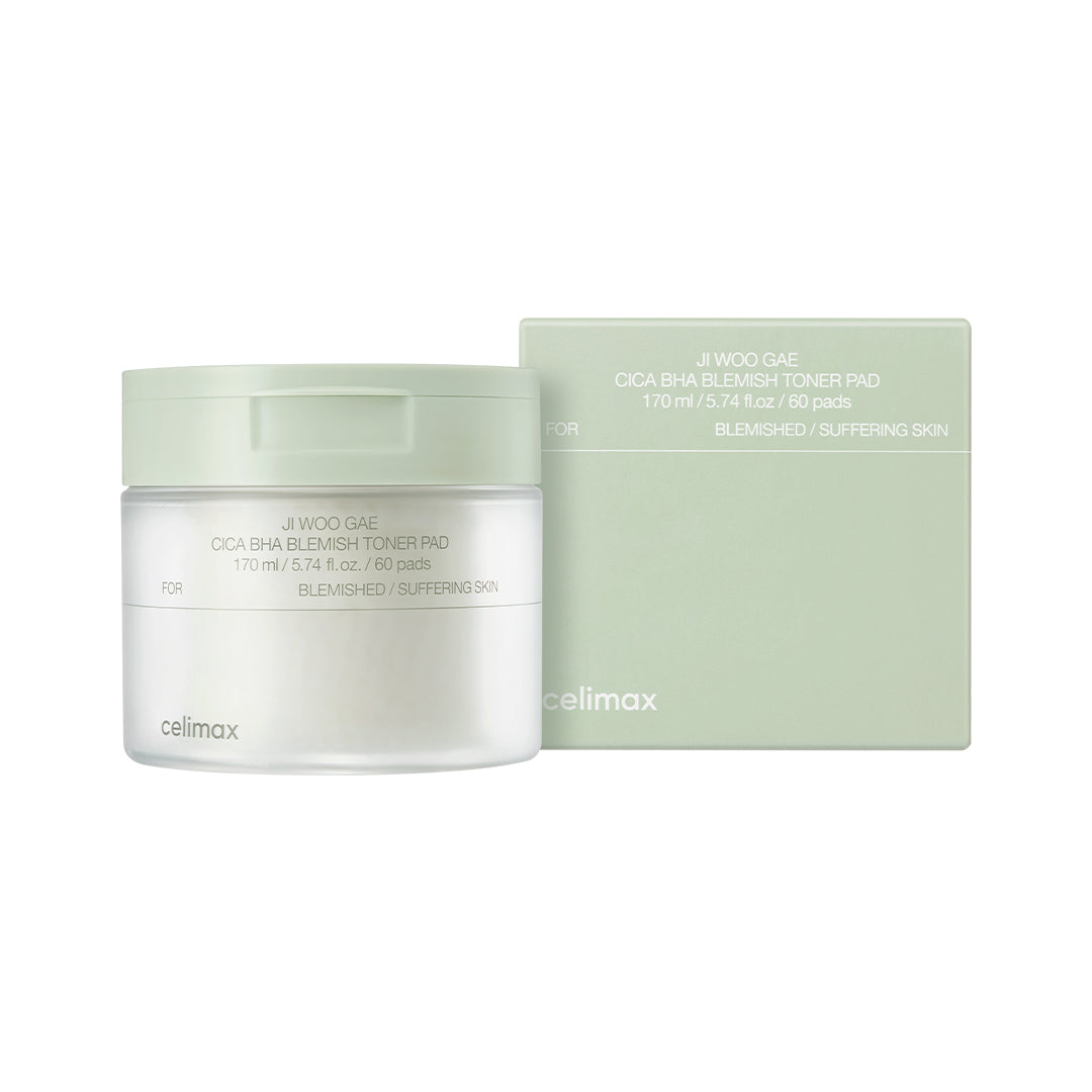 Celimax Ji Woo Gae Cica BHA Blemish Toner Pad