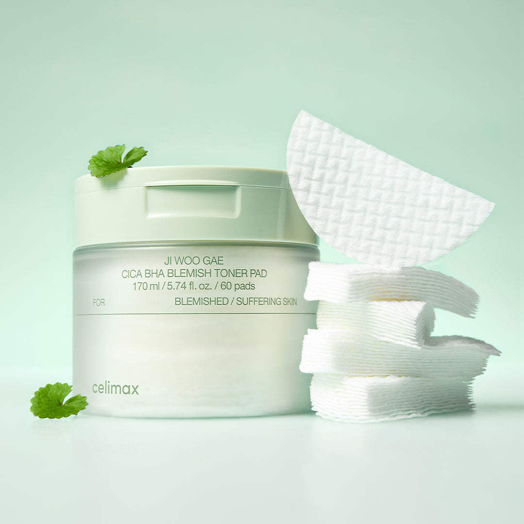 Celimax Ji Woo Gae Cica BHA Blemish Toner Pad