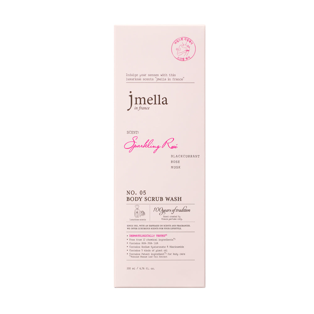 Jmella In France Sparkling Rose' Body Scrub Wash - 200ml
