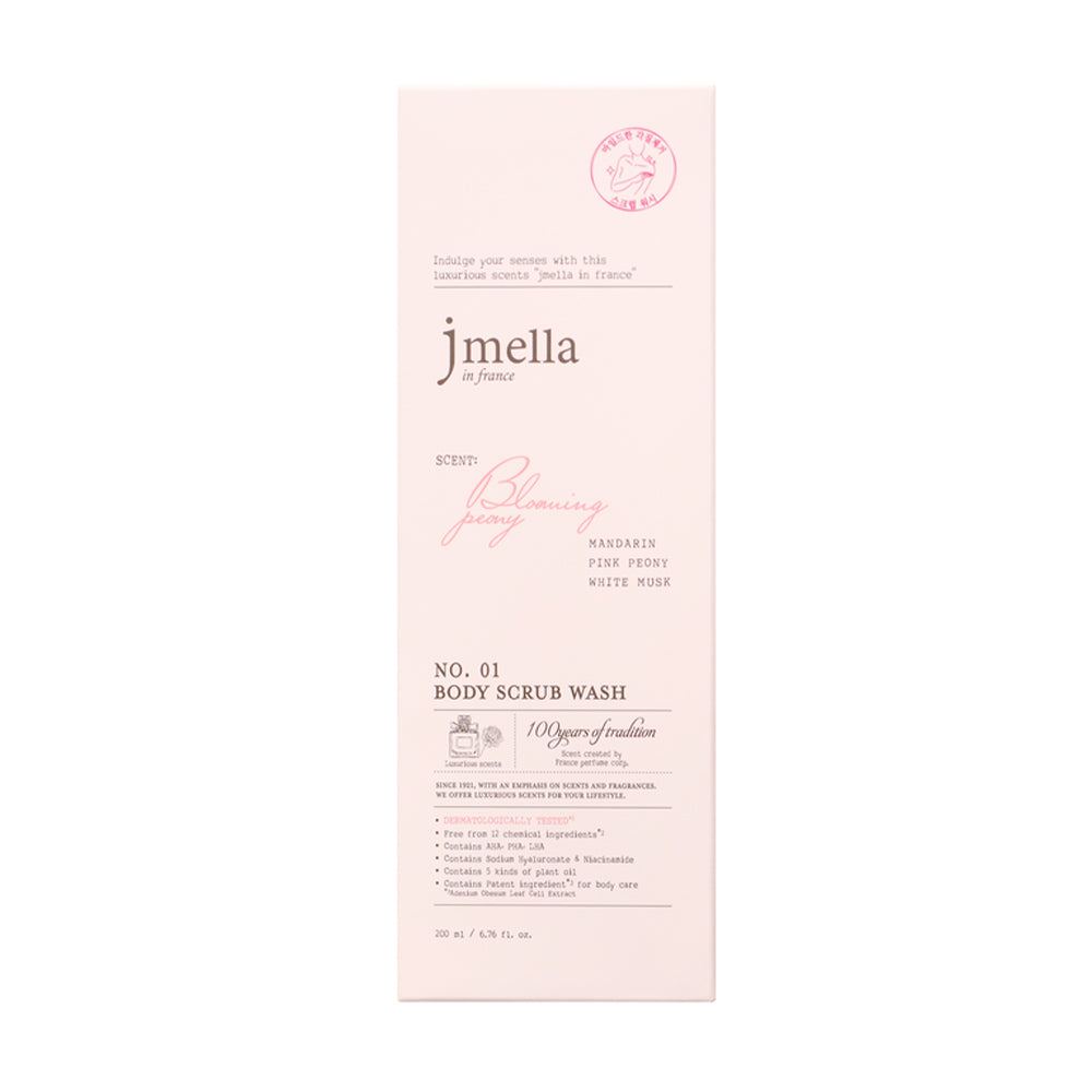 Jmella In France Blooming Peony Body Scrub Wash - 200ml