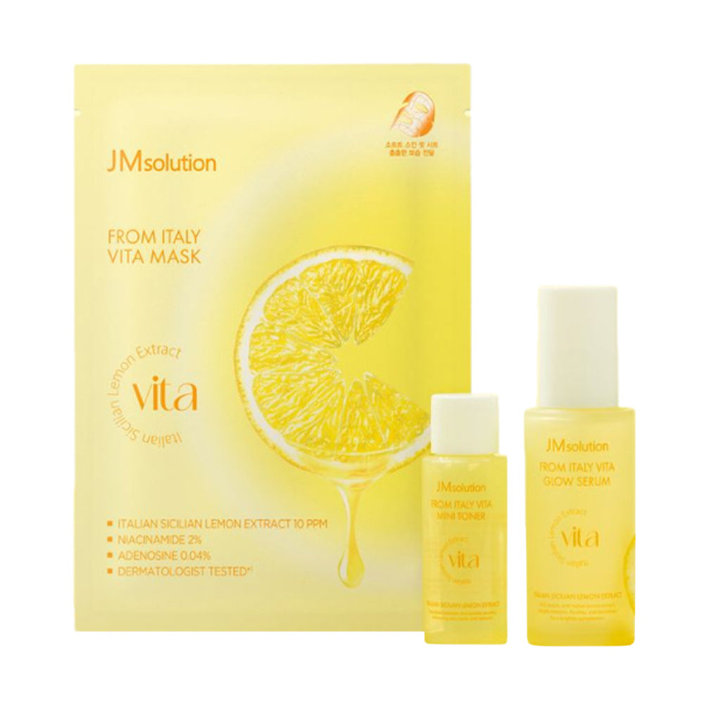 JMsolution From Italy Vita Set(Serum+Mini Toner+Mask) - 50+30+30ml
