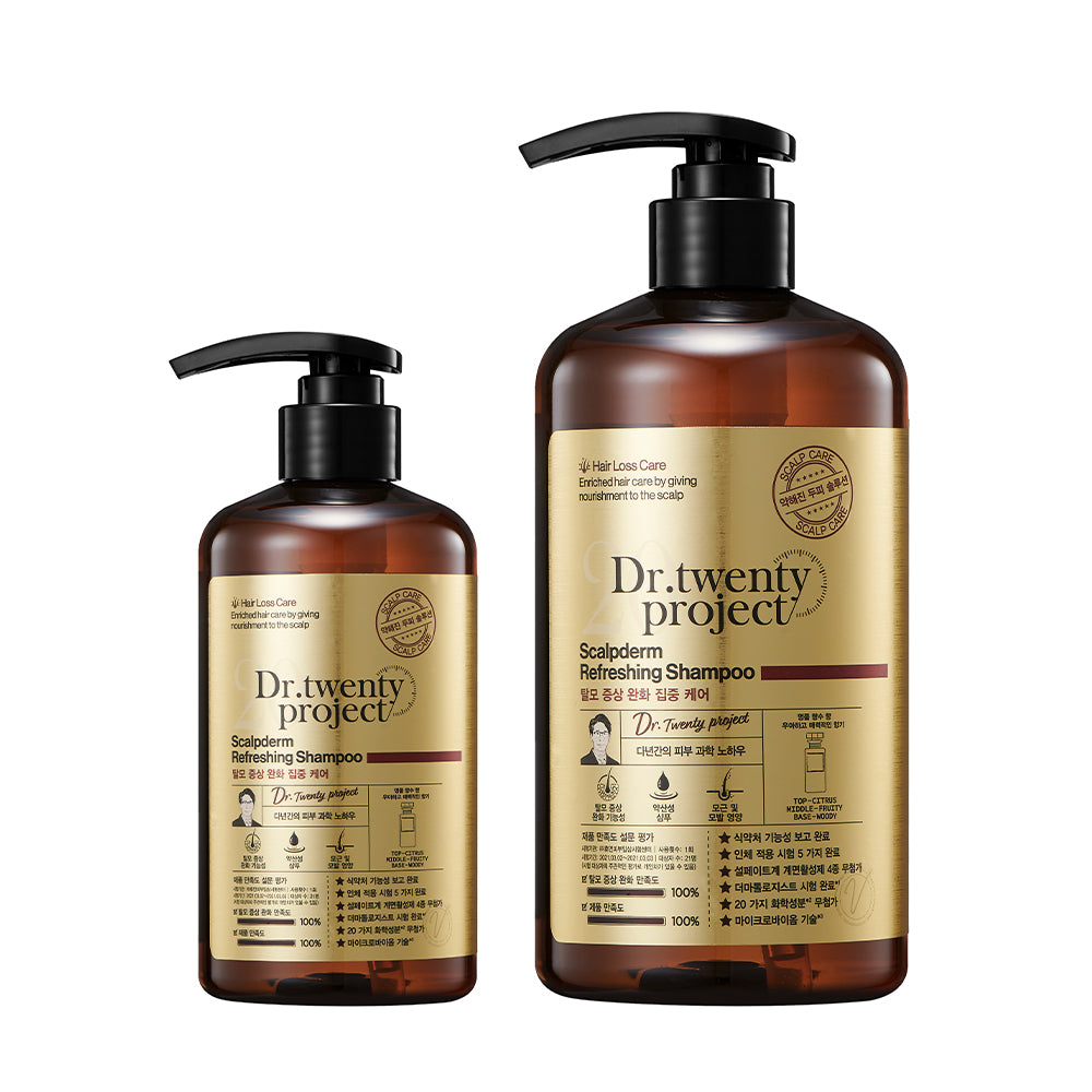 Dr.Twenty Project Scalpderm Refreshing Shampoo 