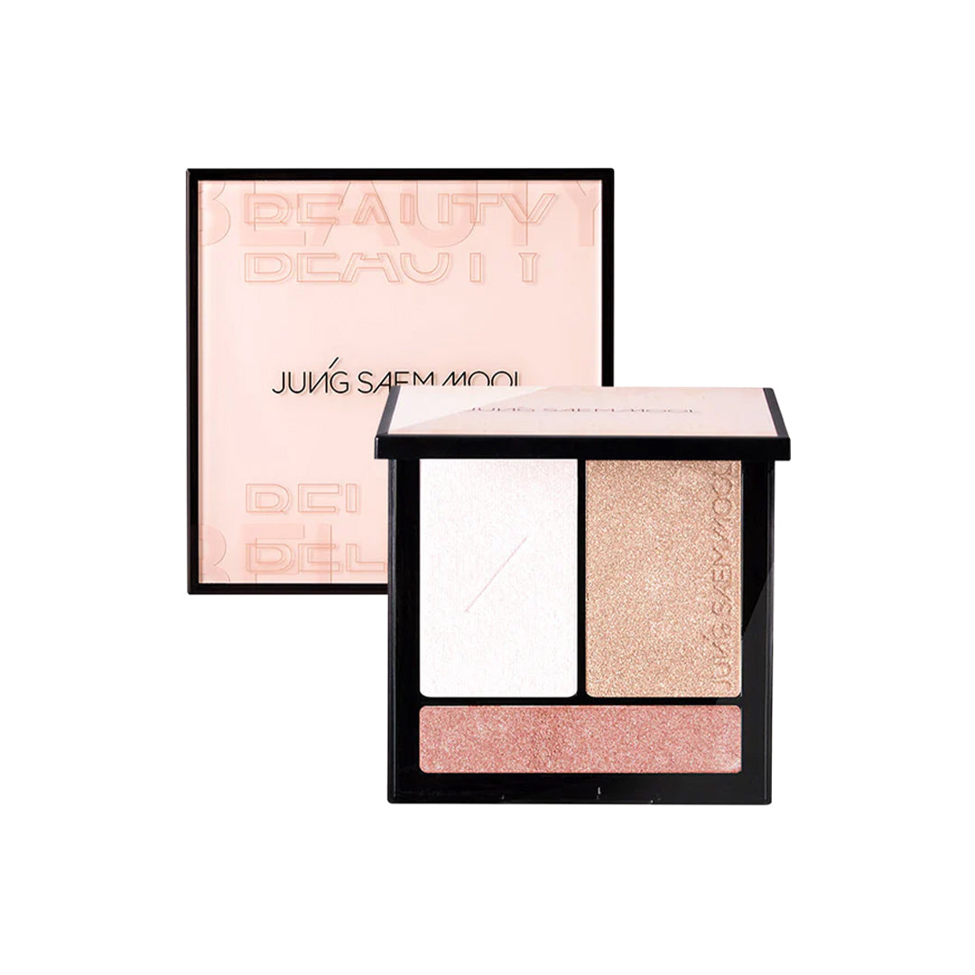 Jung Saem Mool Artist Face Palette #Highlighter 5.5G*2Ea, 2.7G*1Ea =13.7G