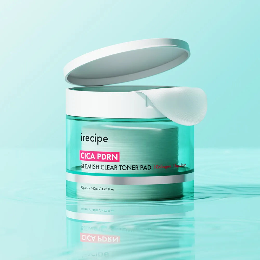 Irecipe Cica Pdrn Blemish Clear Toner Pad