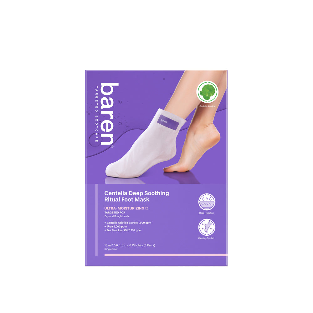 Baren Centella Deep Soothing Ritual Foot Mask (6Ea)