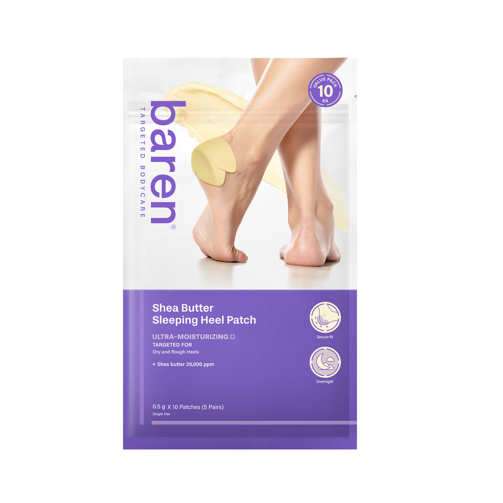Baren Shea Butter Sleeping Heel Patch (10P)
