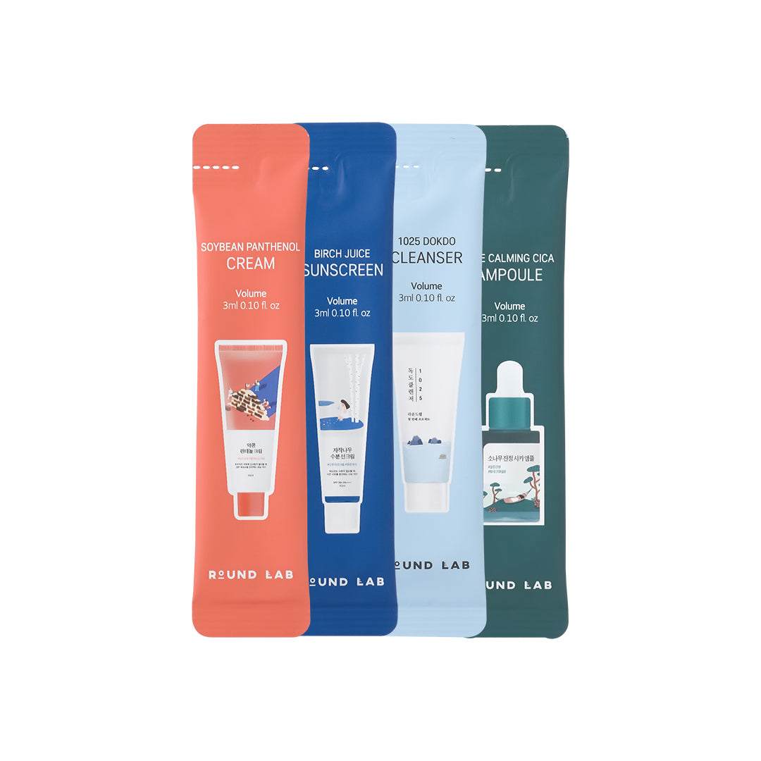 Round Lab Stick Pouch Kit