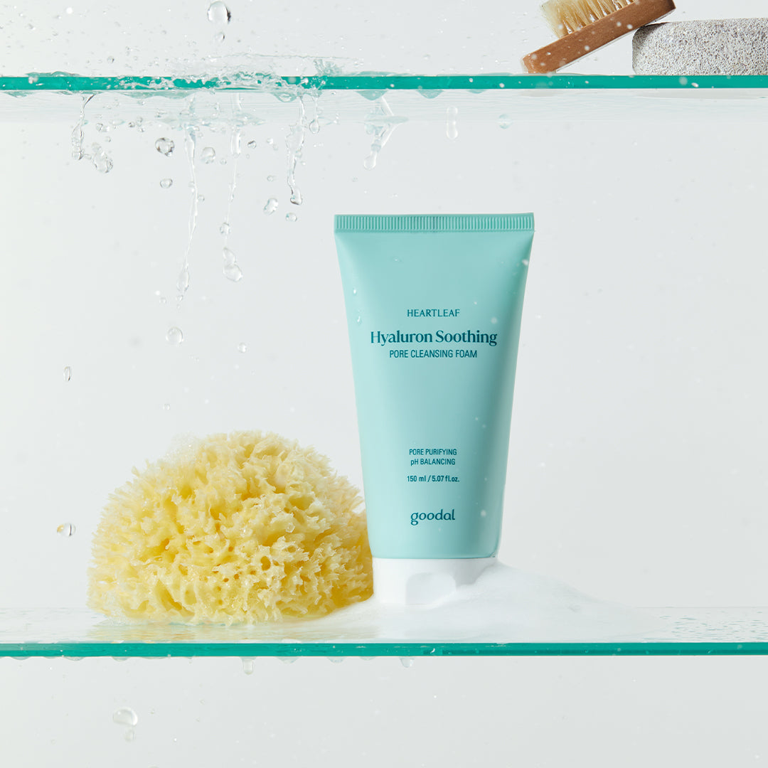 Goodal Houttuynia Cordata Hyaluron Soothing Pore Cleansing Foam