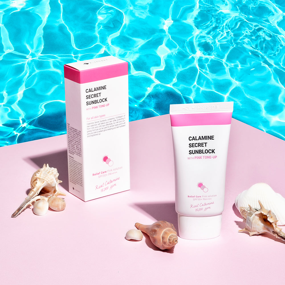K-SECRET Calamine Secret Sunblock With Pink Tone-Up