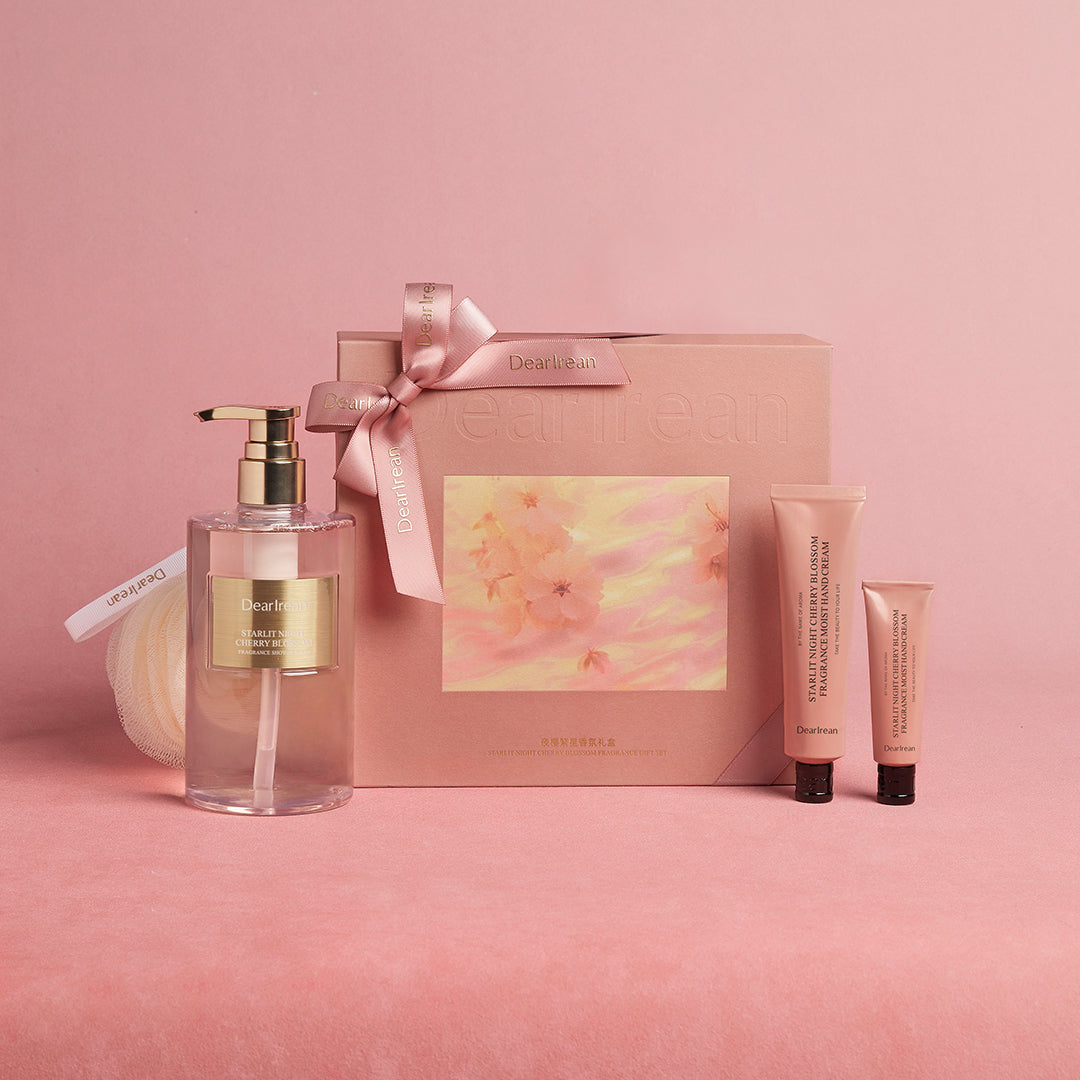 Dearlrean Dearirean Starlit Night Cherry Blossom Fragrance Gift Set 0350ml+35ml+10ml
